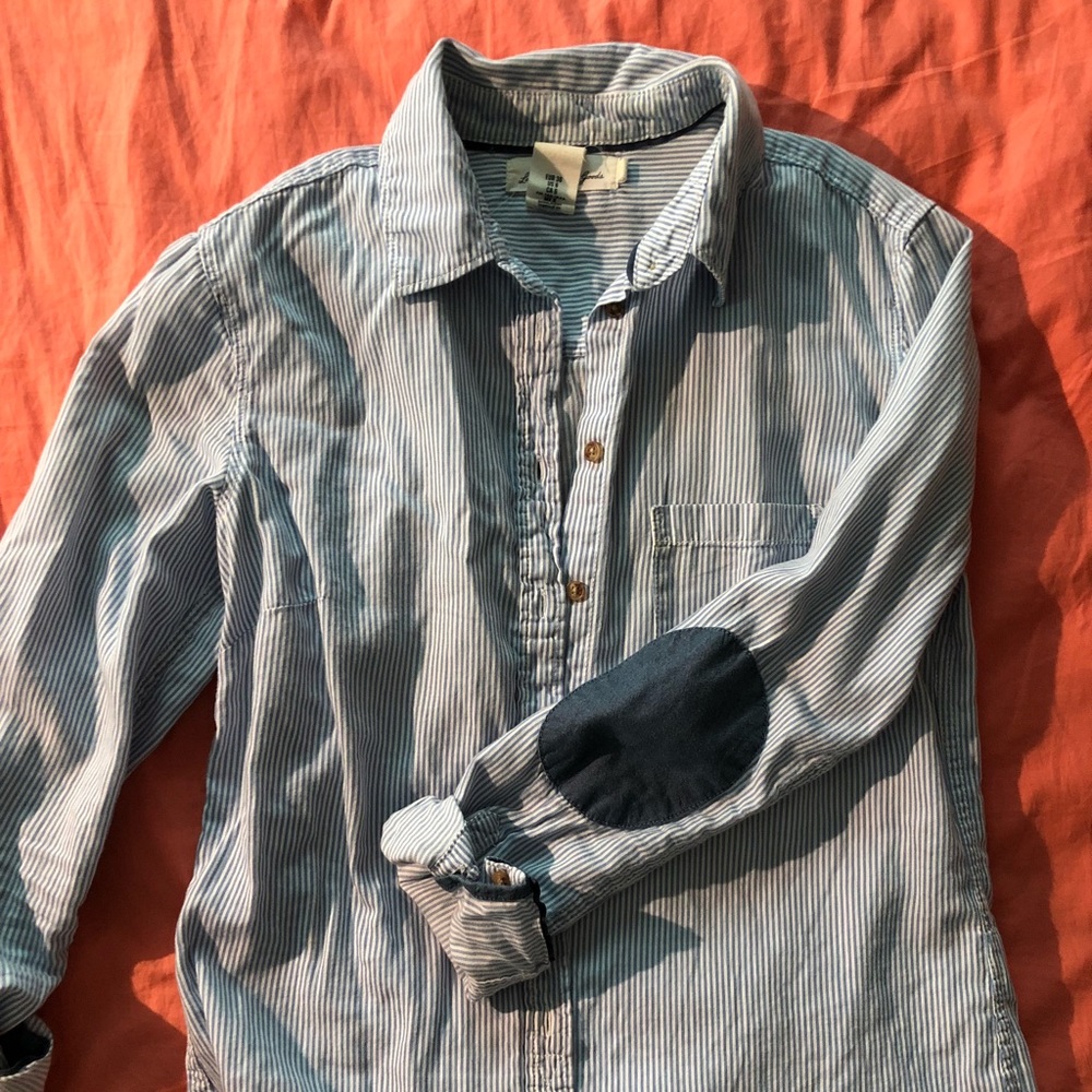 Striped Button-Up